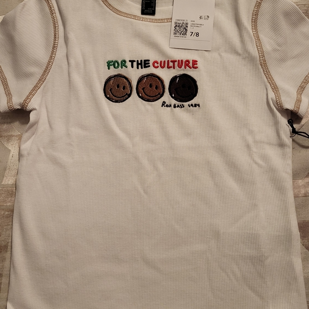 Girls Ron Bass For the Culture Tee (Kids)